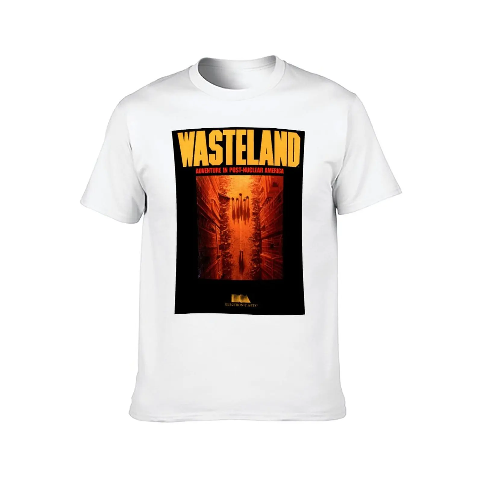 أغطية الألعاب الكلاسيكية - تي شيرت Wasteland تي شيرت رجالي تي شيرت قطني للرجال تي شيرت برسومات