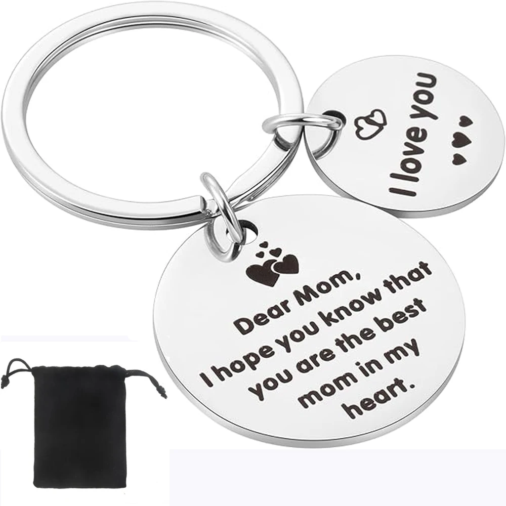 Лучшие подарки для мам на день рождения, День матери, Рождество, День Святого Валентина, цепочка для ключей, идеи для подарков маме от дочери сына