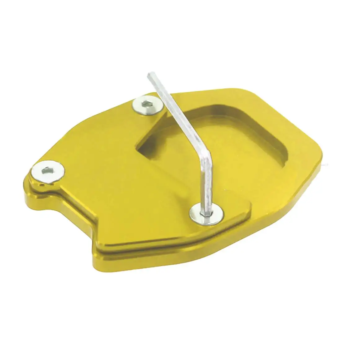 ทองรถจักรยานยนต์เท้าขาตั้งแผ่นKickstand Extension Pad FitสําหรับHonda X-ADV750 NC750X 2021 2022 2023 2024