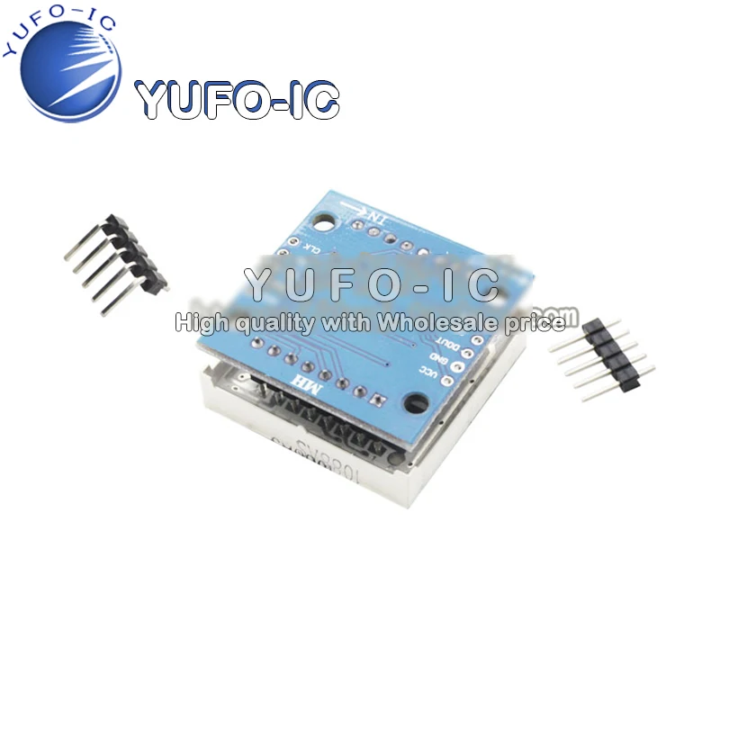 YS-50 MAX7219 وحدة مصفوفة نقطية 1 رقاقة التحكم في الحواسيب الصغيرة محرك LED وحدة عرض وحدة