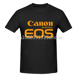 Canon DIGITAL EOC T-shirt Men Print Round Neck T-shirt Summer Fashion Short Sleeve Cotton T Shirt