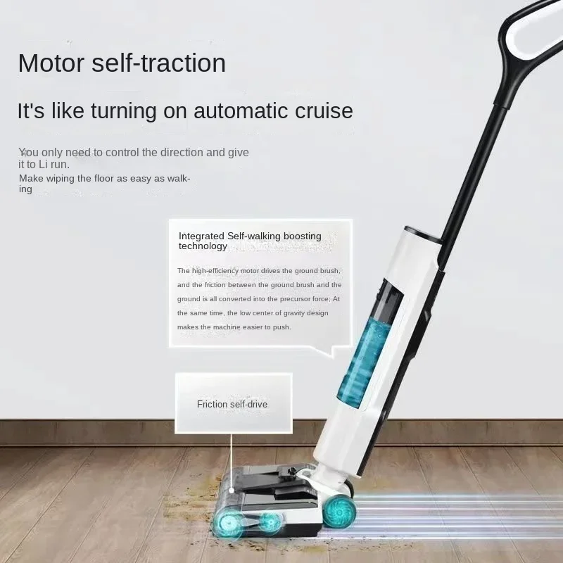 LIRUN Original and Genuine Wireless intelligent Floor Washer Household Sweeper Wireless Automatic Mopping Vacuum Cleaner