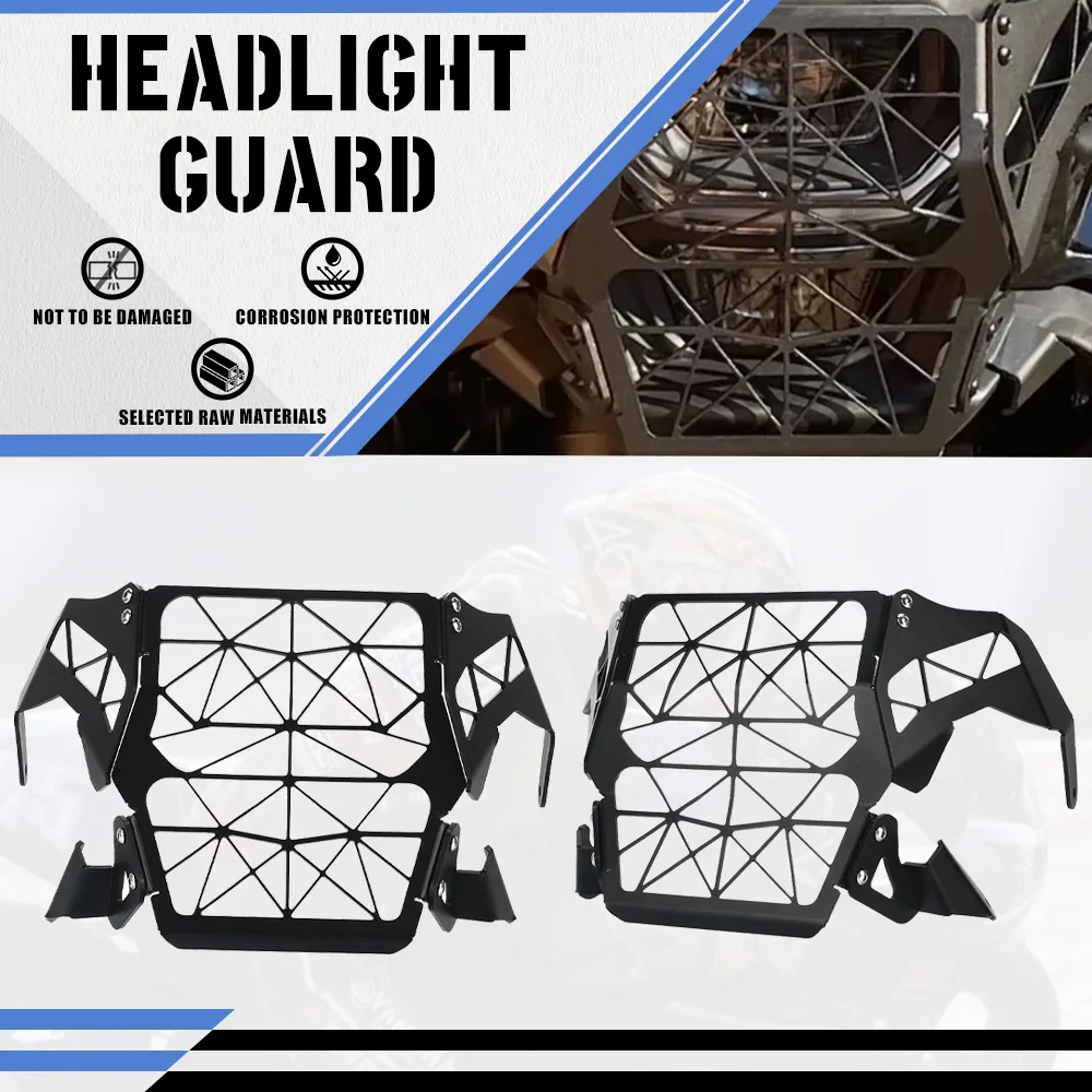 

For CFMOTO 450MT MT IBEX 450 2024 2025 2026 Motorcycle Headlight Grilles Guard Protector Headlamp Front Light Cover Protection