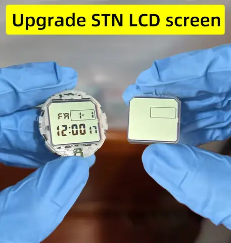 Upgrade STN LCD screen Mod kit fit for Casio DW5600 3229 3421 1545 movement for HD display modification High Contrast display