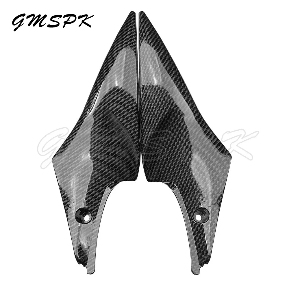 Carbon Fiber Pattern Motorcycle Gas Tank Side Cover Panels Fairing Fit for Suzuki GSXR600 GSXR750 2006 2007 GSXR 600 750 K6