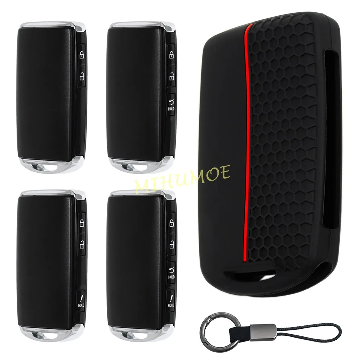 سيليكون مفتاح السيارة فوب سلسلة غطاء حافظة لمازدا 3 6 CX3 CX5 CX9 CX30 CX50 CX60 CX70 CX90 MX5 MX30 BP GJ DM VA KH KJ KK DK KF TC