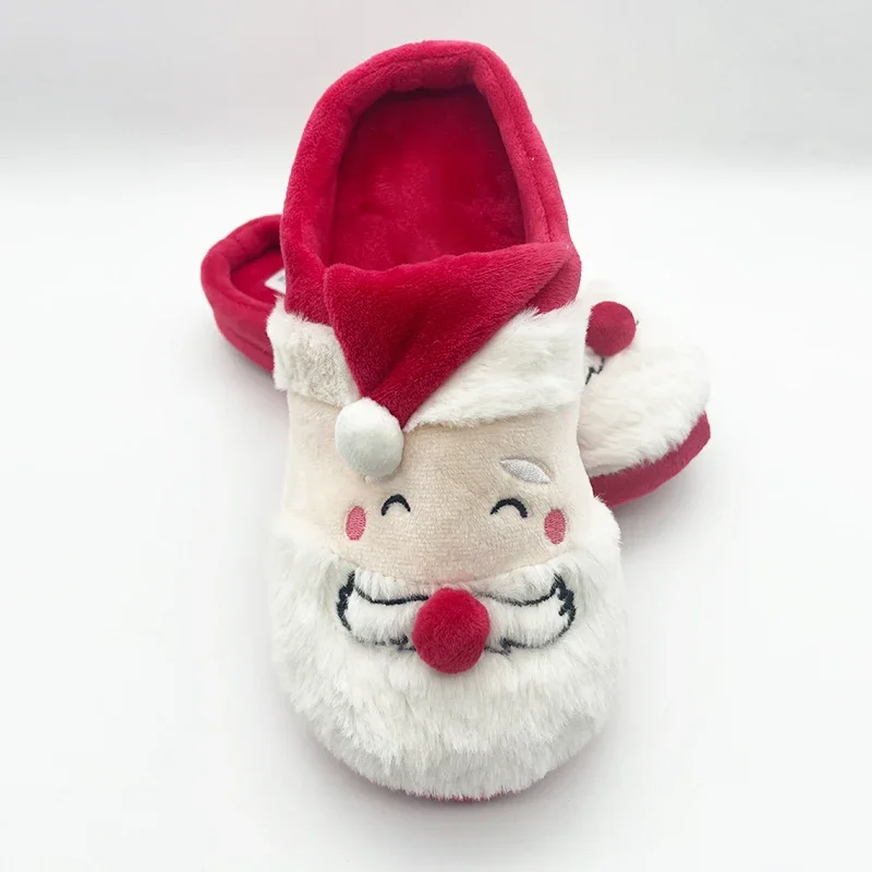 Highland Cow Christmas Santa Claus Slippers Xmas Warm Shoes Pig Toys Indoor Warm Snowman Cotton Slippers Men Women Gifts