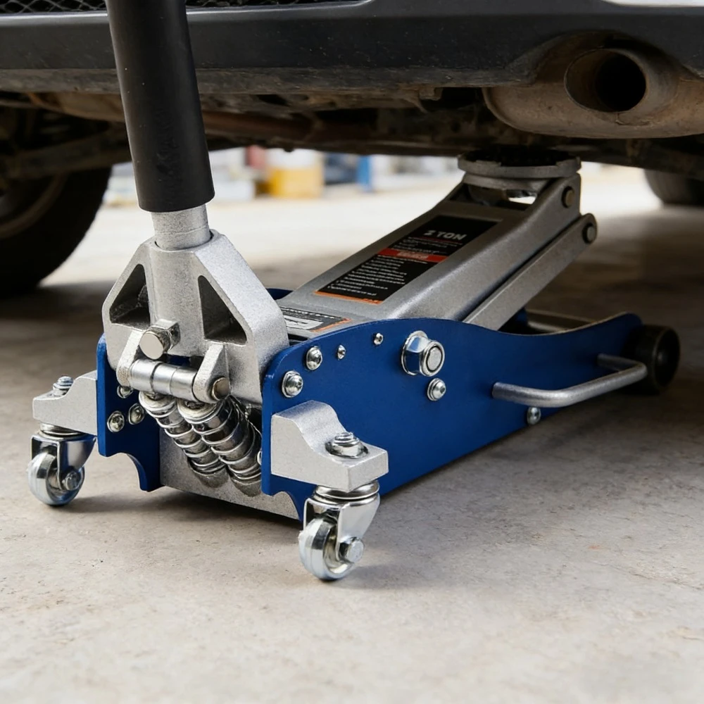 Store Best-Sellers Low Profile 2 Ton Hydraulic Floor Jack Aluminum Steel Car Jack Pump Rapid Lift