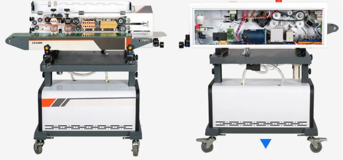 

LF1080 Food Bag Electric Continuous Band Sealer Machine With Nitrogen Flushing