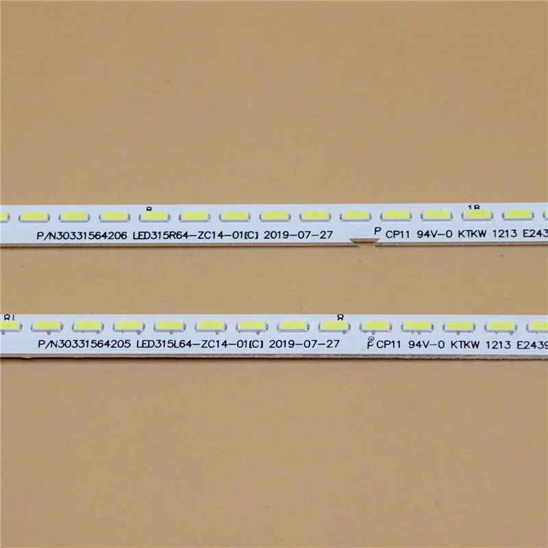 LED バックライト ストリップ ミステリー MTV-3218LW MTV-3224LW バー LED315L64/R64-ZC14-01(C) アレイ バンド ハイアール LET32T1000HFM 用