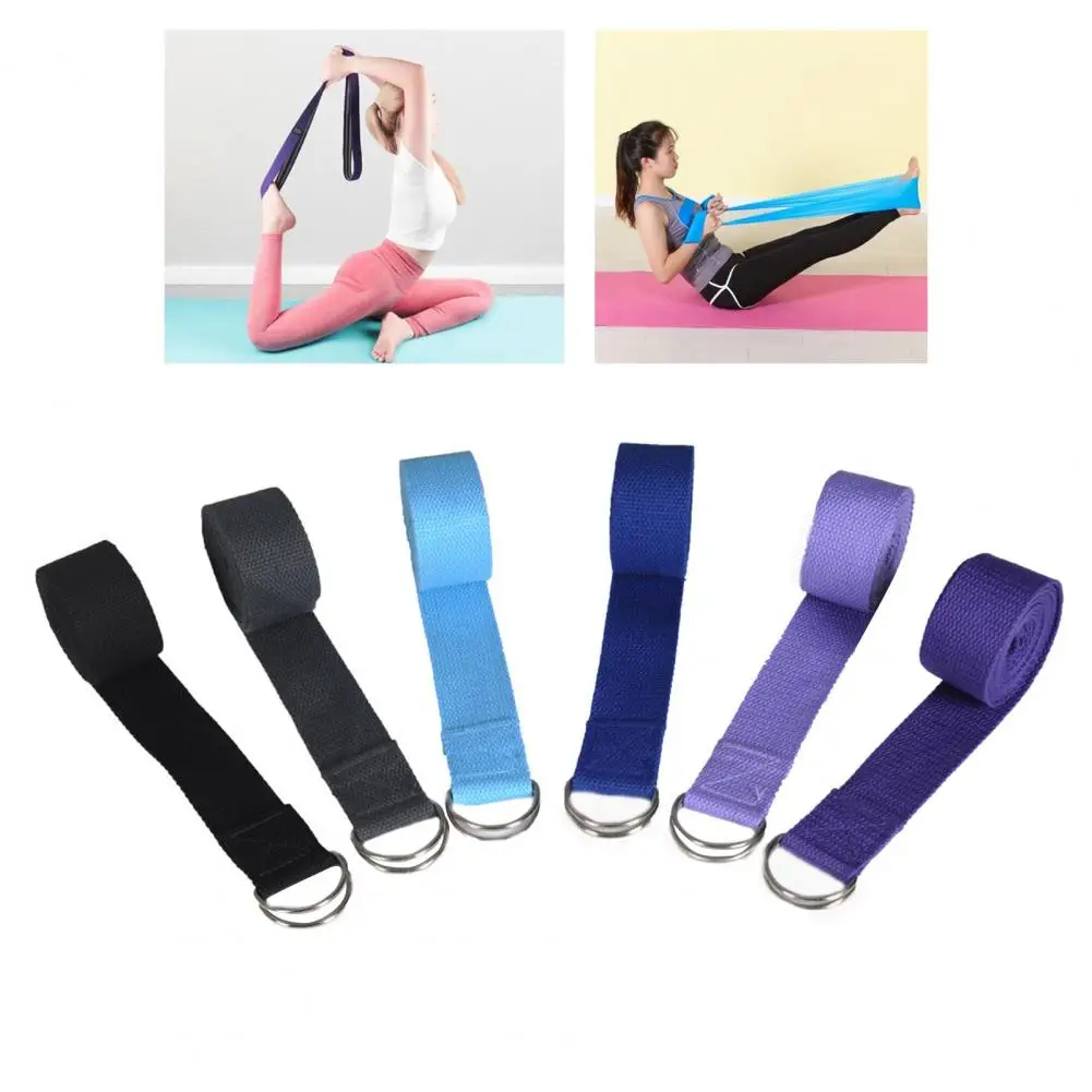 Yoga Pull Strap Belt Sweat Absorption Muscle Relax Accessory Latin Dance Stretching Band GYM Fitness Exercise Resistance Bands