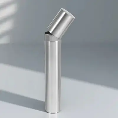 Tubo de certificado de aço inoxidável resistente, armazenamento de documentos estilo vintage para suporte de rolagem protetor de certificado de nascimento