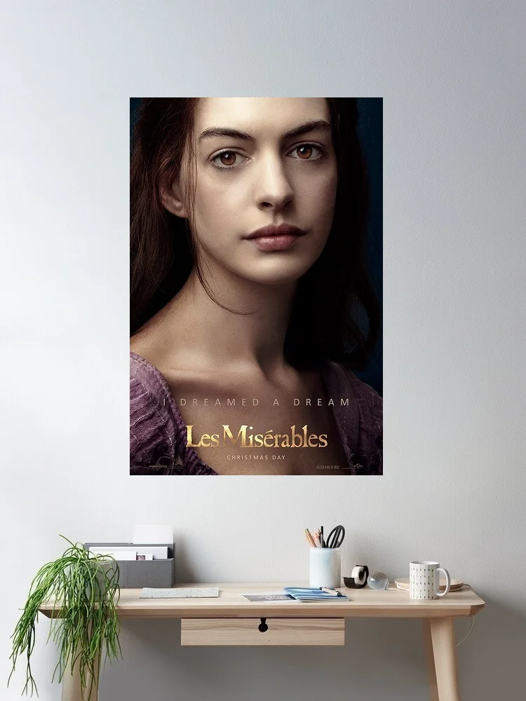LES MISERABLES Movie, Print Art Canvas Poster, For Living Room Decor, Home Wall Picture