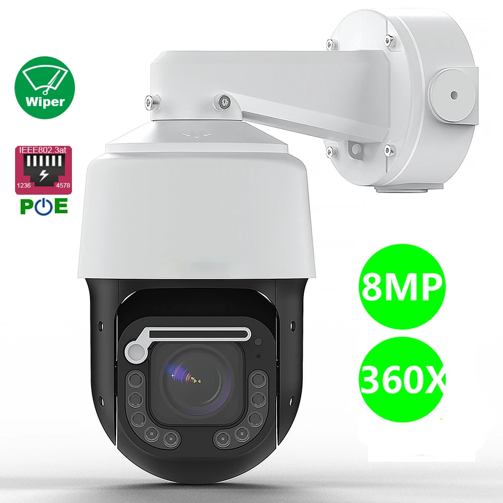 camera ip ptz de seguranca externa auto tracking velocidade dome auto tracking zoom 360x hdpoe 4k 8mp 01