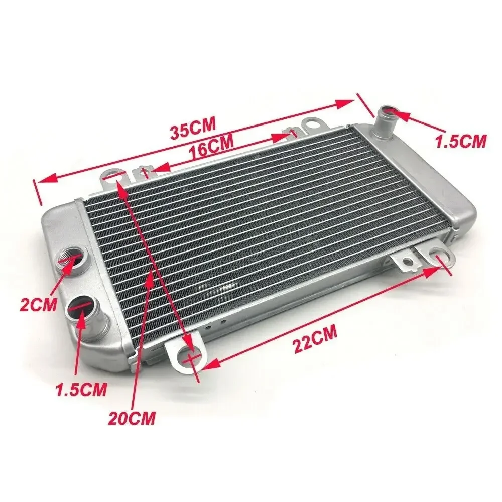 Motorcycle Accessory Part High Quality Cooler Radiator Cooling Replacement For Kawasaki Ninja 250R EX 250 EX250 EX250J 2008-2012
