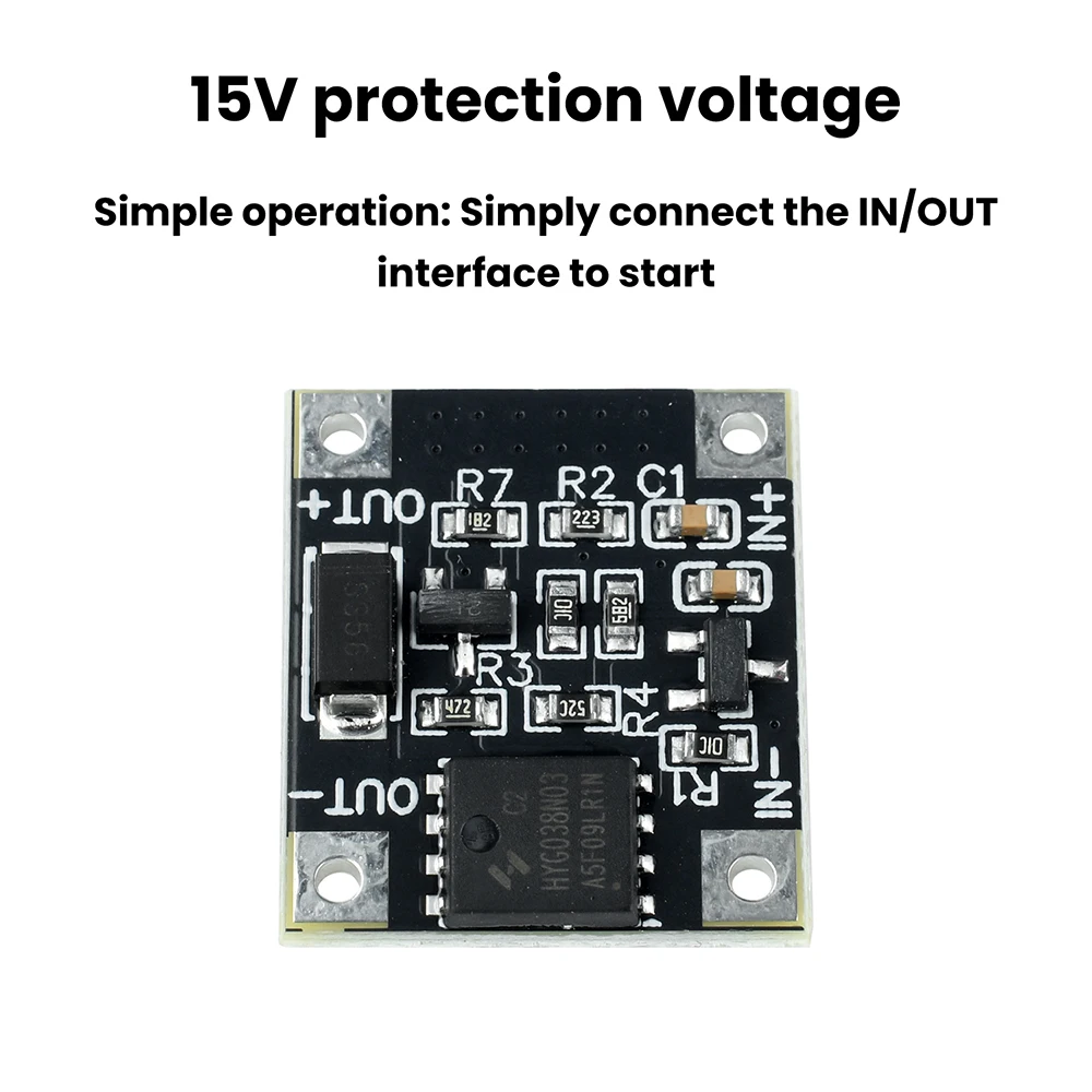 1-5 Stück BMS 18V 20V 21V Lithium-Batterie-Schutzplatine 15V Überentladungs- und Unterspannungsschutz für Batteriemanagement – Detail 5