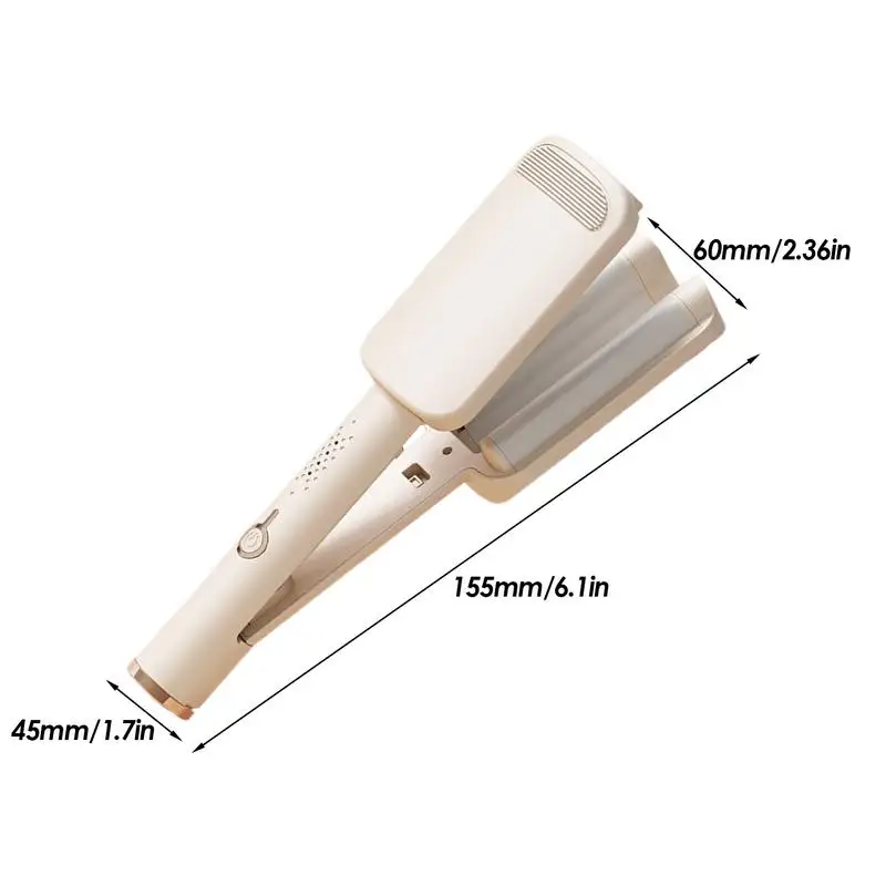 ويفر الشعر المكشكش 4 طرق قابل للتعديل نتردد تصفيف الشعر أداة 32 مللي متر الأيونية مكواة تجعيد عصا مكافحة تحرق موجة عميقة مموج الشعر #6