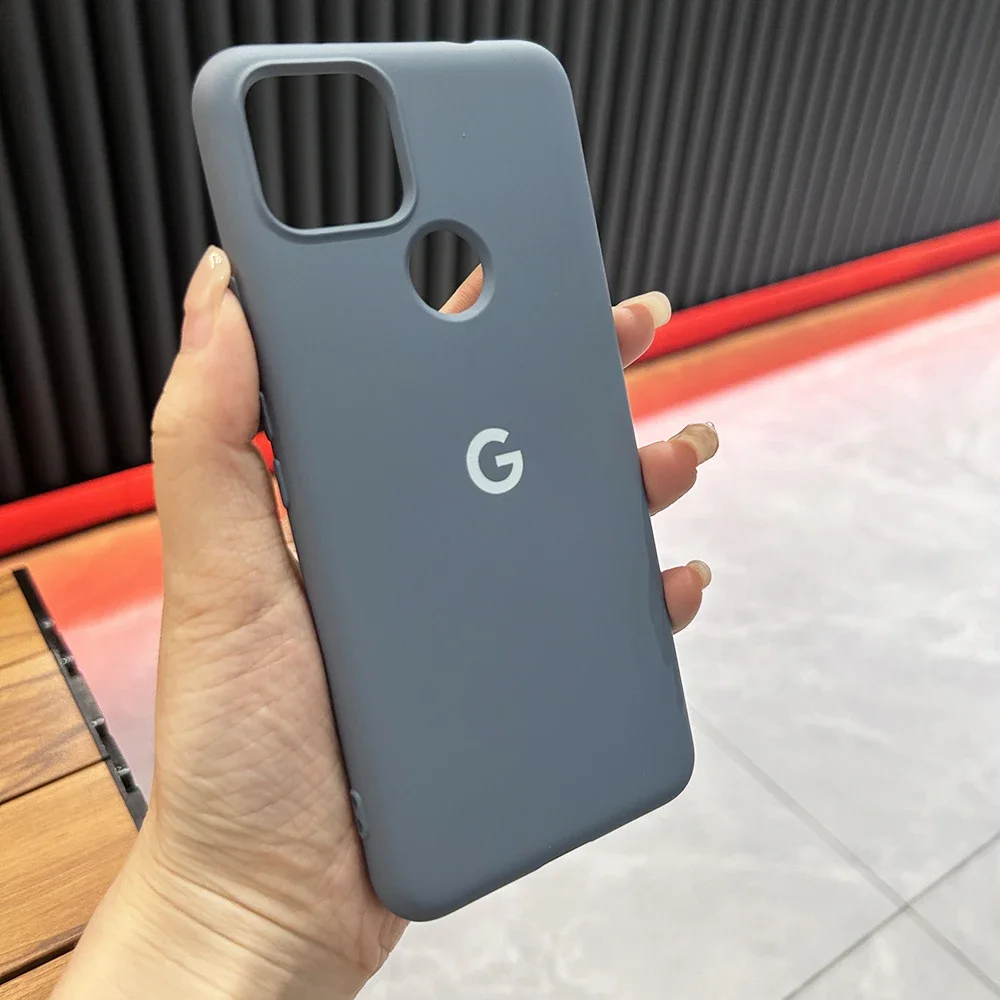 For Google Pixel 5 5A Case Liquid Silicone Soft TPU Back Cover For Pixel 5 5a Shockproof Protective Coque