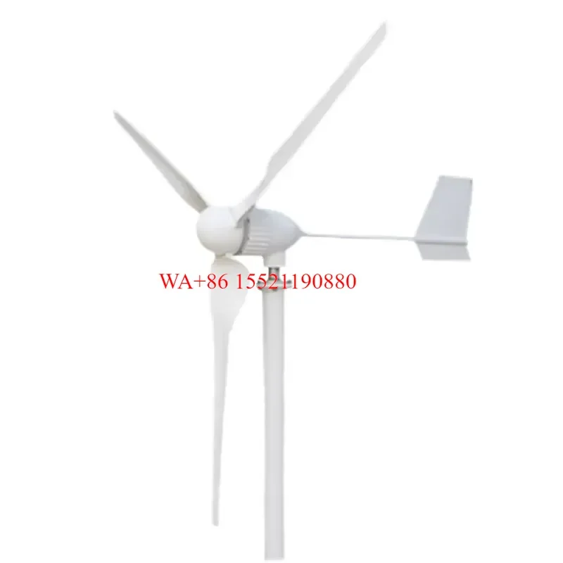 WMWMNU for NE-1000M5 1kW Horizontal Axis Wind Turbine Generator with 2.4m Rotor for Off-Grid Power