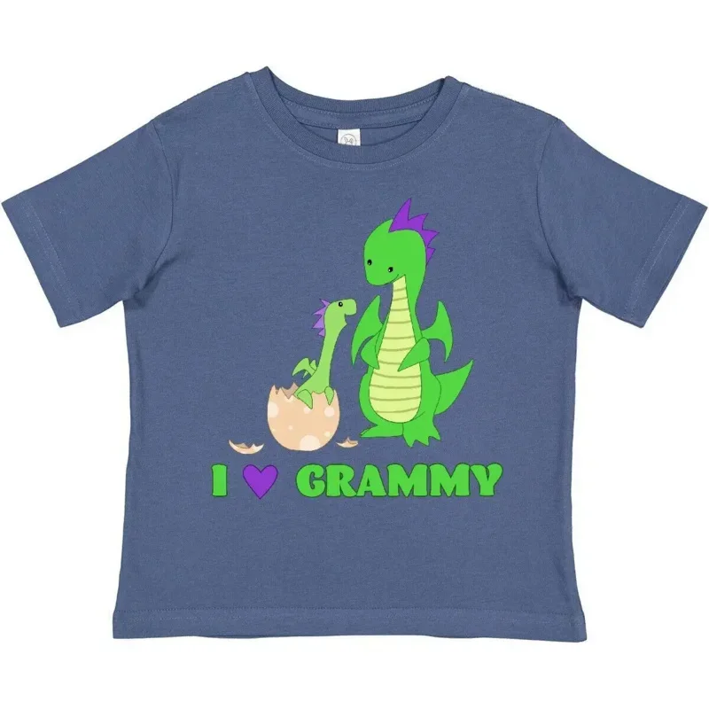 Inktastic I Love Grammy Toddler T-Shirt Family Dragons Grandmother Grandma Egg