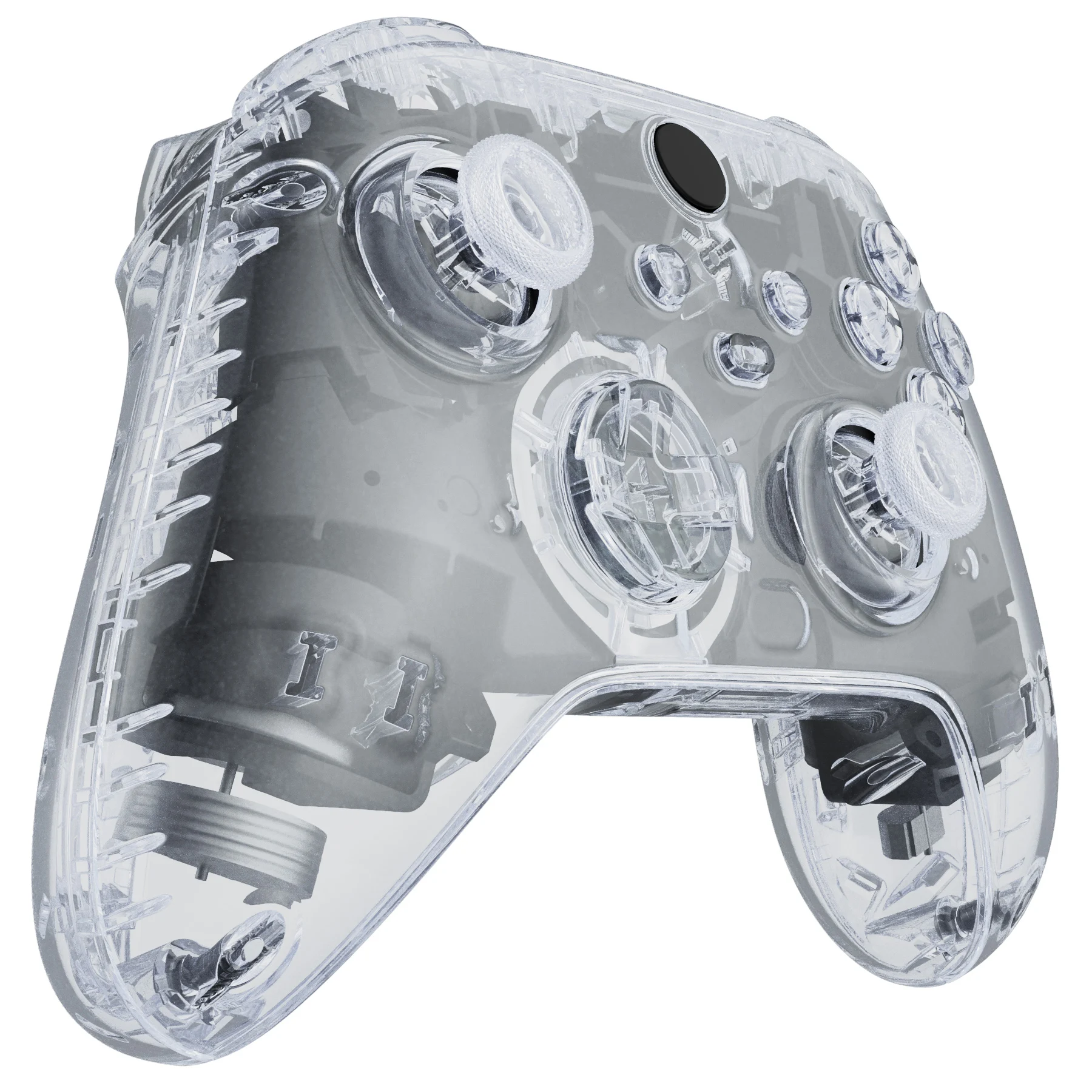 eXtremeRate Replacement Custom Transparent Controller Full Set Housing Shell with Buttons for Xbox Core Wireless Controller