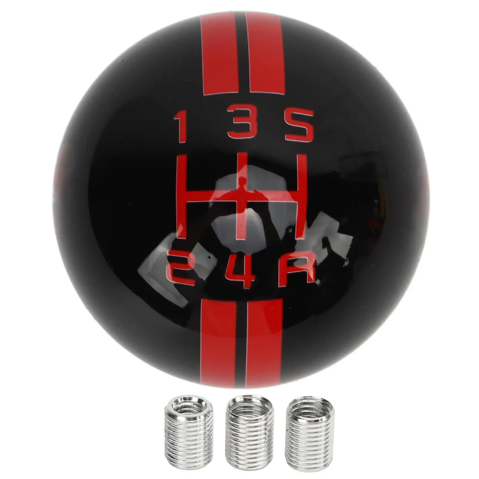 

5 Speed Gear Knob Manual Shifter Lever Stick Head Wear Resistant Comfortable Easy Install Clear Print for Mustang