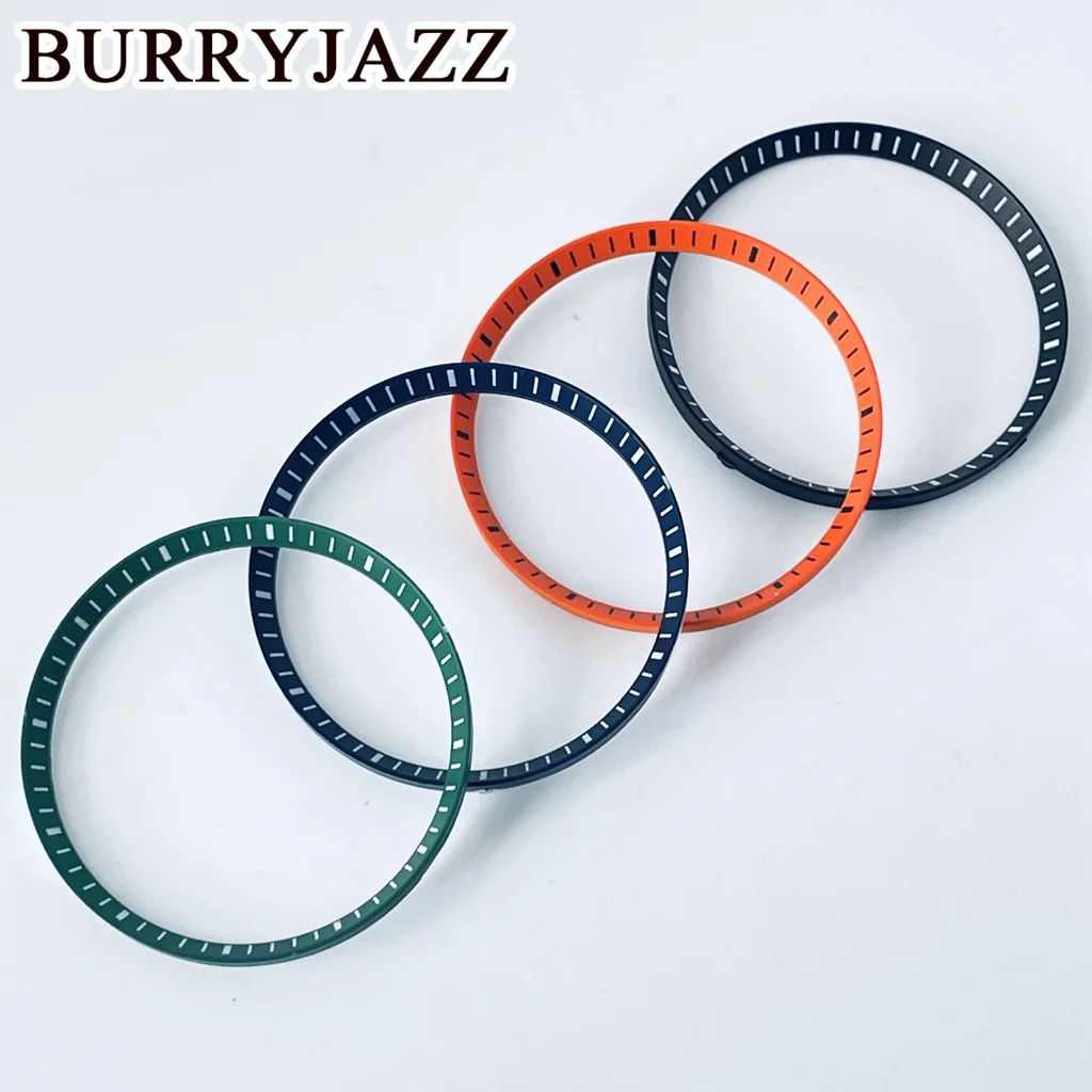 BURRYJAZZ SKX007 Watch Chapter Ring Fit SKX007SKX009 SRPD Dive NH35NH36Watch Case Replace Hard Plastic Inner Ring Size 30.5*27.5