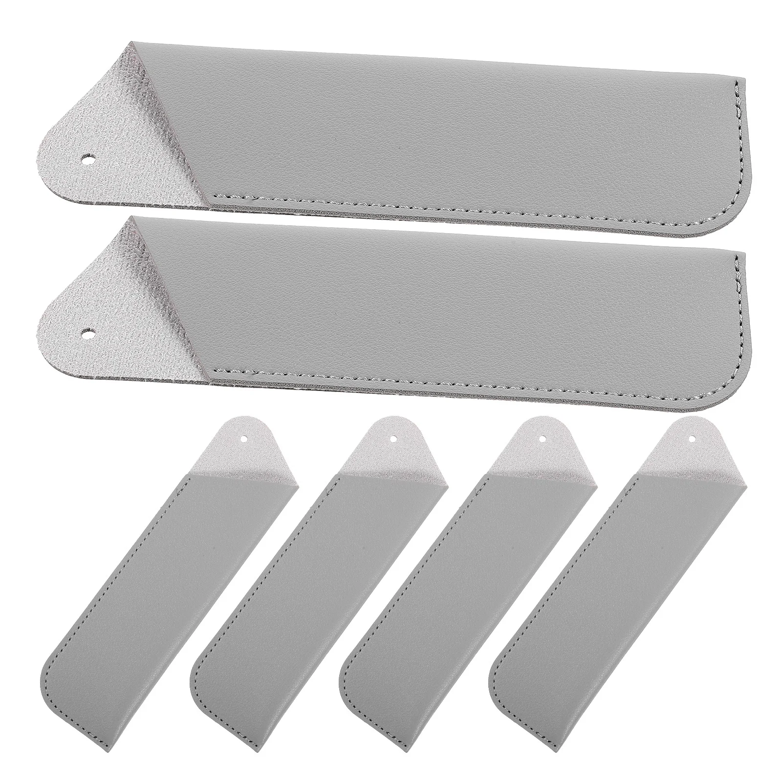 6 قطعة كيس تخزين القلم حقيبة القلم لأقلام حبر جاف نافورة واقية كم خفيفة الوزن المحمولة بو المنظم