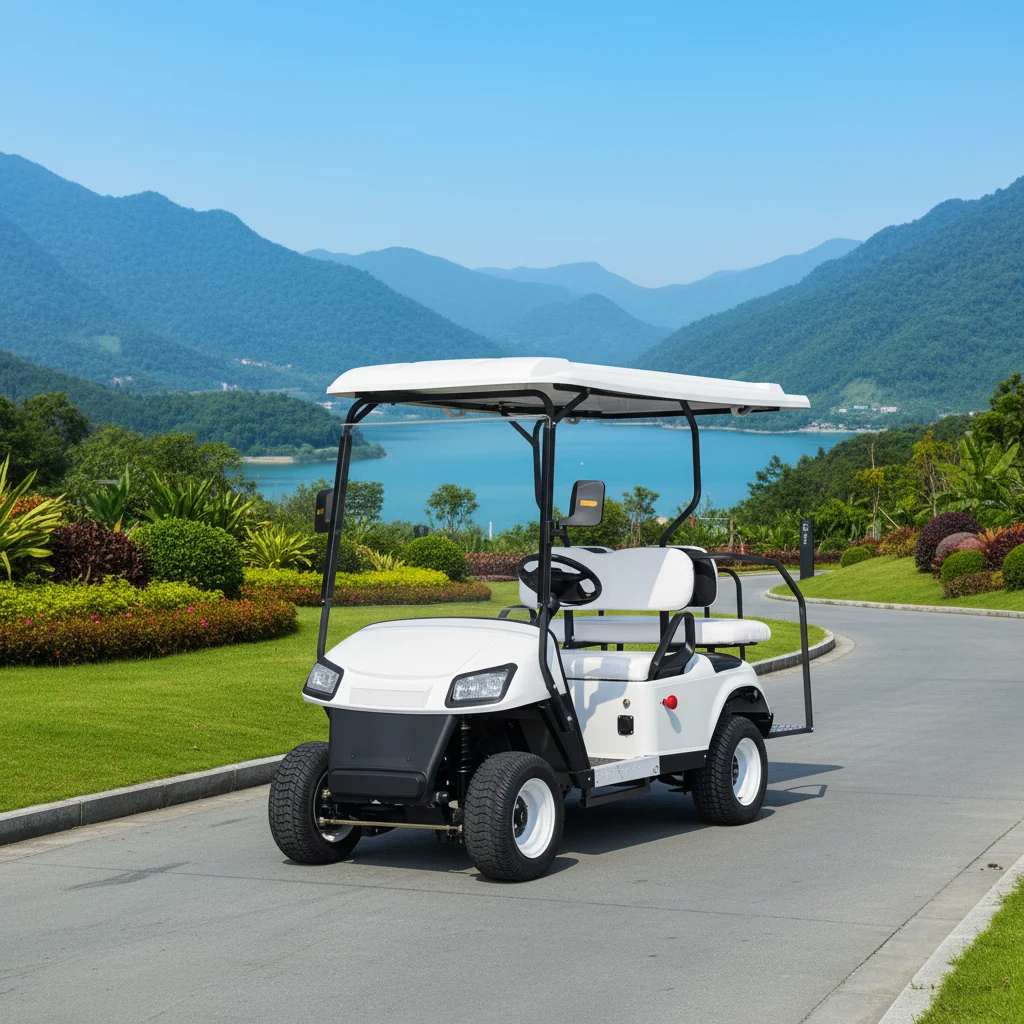 4 Wheel Electric Golf Cart Off Road Utility Buggy Villa Resort Sightseeing Beach Car For Adults - view 3
