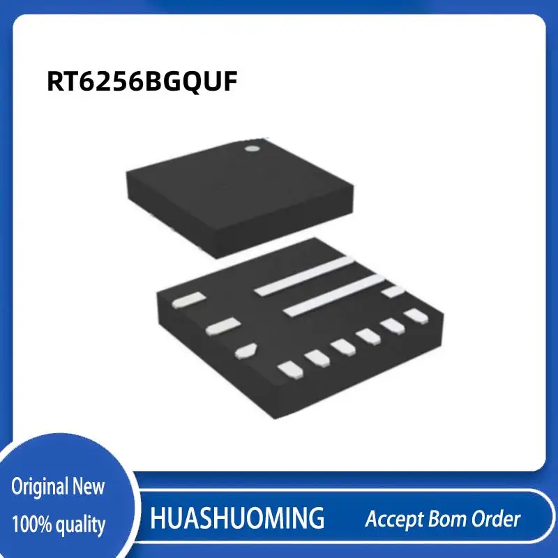 5PCS-10Pcs/Lot NEW   RT6256BGQUF  RT6256    RT6256BGQU   RT6256B  6256  QFN-12