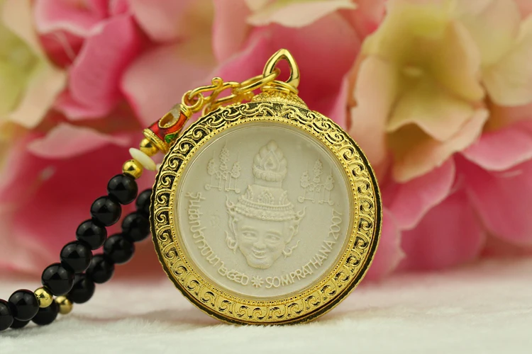 جنوب شرق آسيا تايلاند إله الثروة الفيل غانيش معبد البوذية جلب الحظ المال حسن الحظ بوذا بطاقة تميمة #2