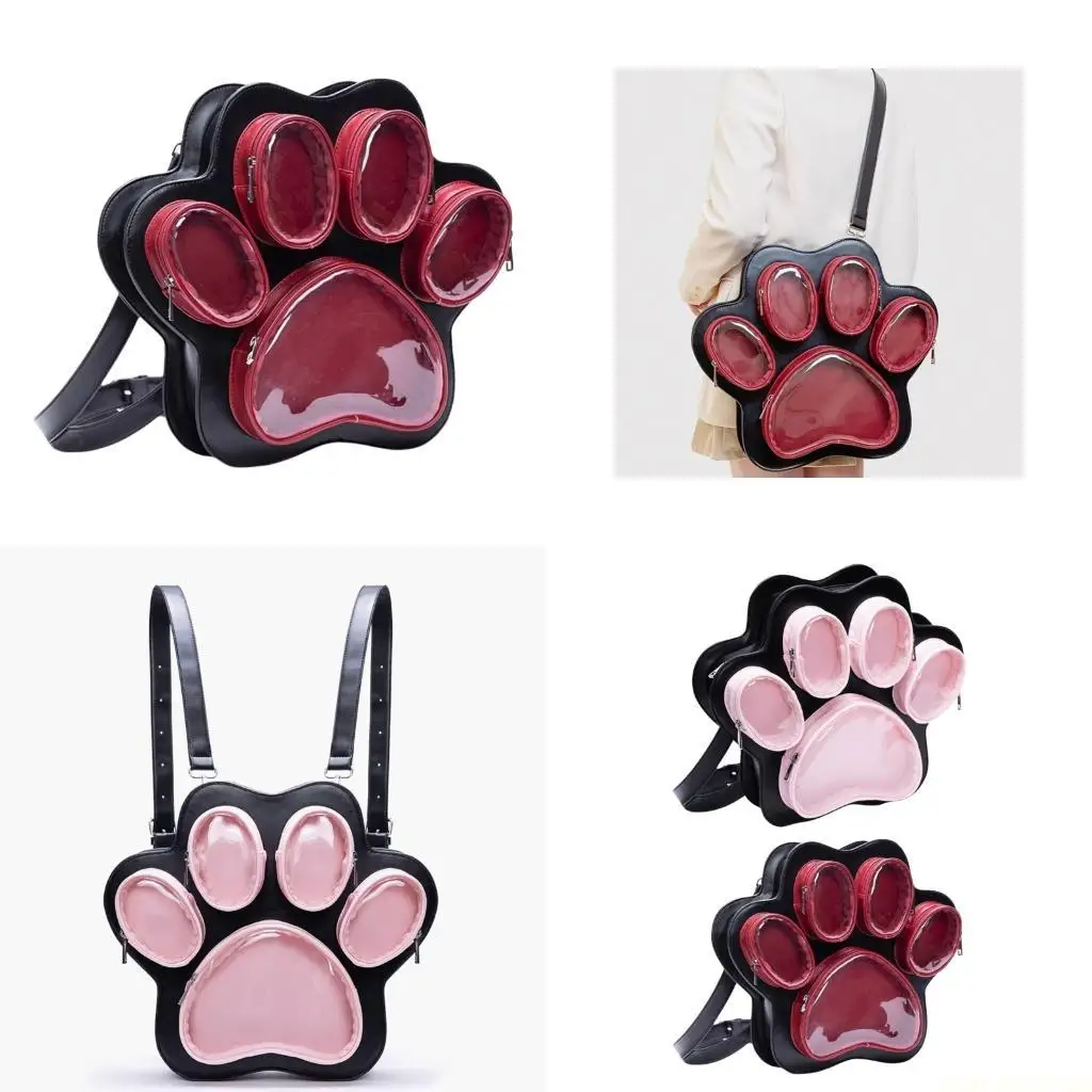 

X90d Симпатичные рюкзаки с узором японских кошек с чистой организацией на плечах для аниме -любовника регулируемый ремень