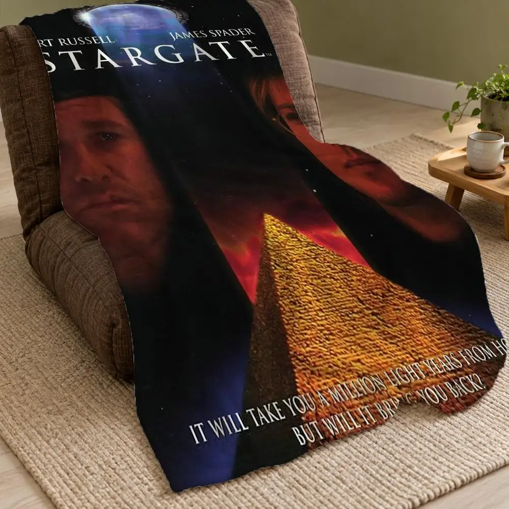 Stargate SG Throw Double Sided Flannel Throw Blanket Soft Warm Washable Home Decor