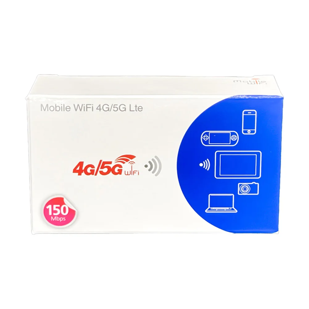 SIM 카드 슬롯이 있는 4G LTE 모바일 와이파이 라우터, 150Mbps 무선 라우터 리피터, 홈 오피스 RV 캠핑용 포켓 와이파이 핫스팟