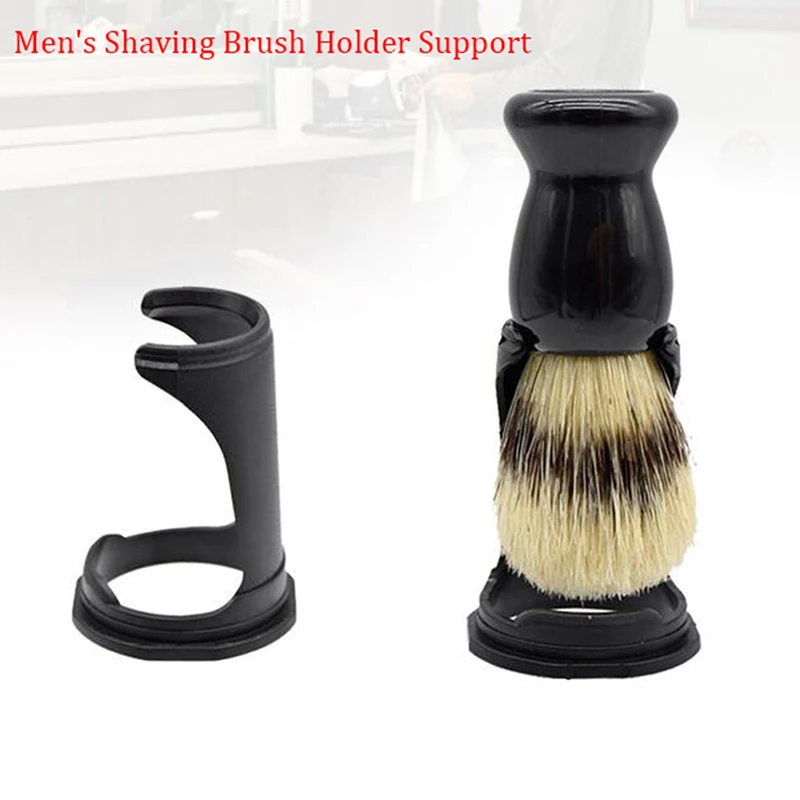 1Pc Professional Acrylic Men's Shaving Brush Holder Support Beard Brush Shaving Tool.