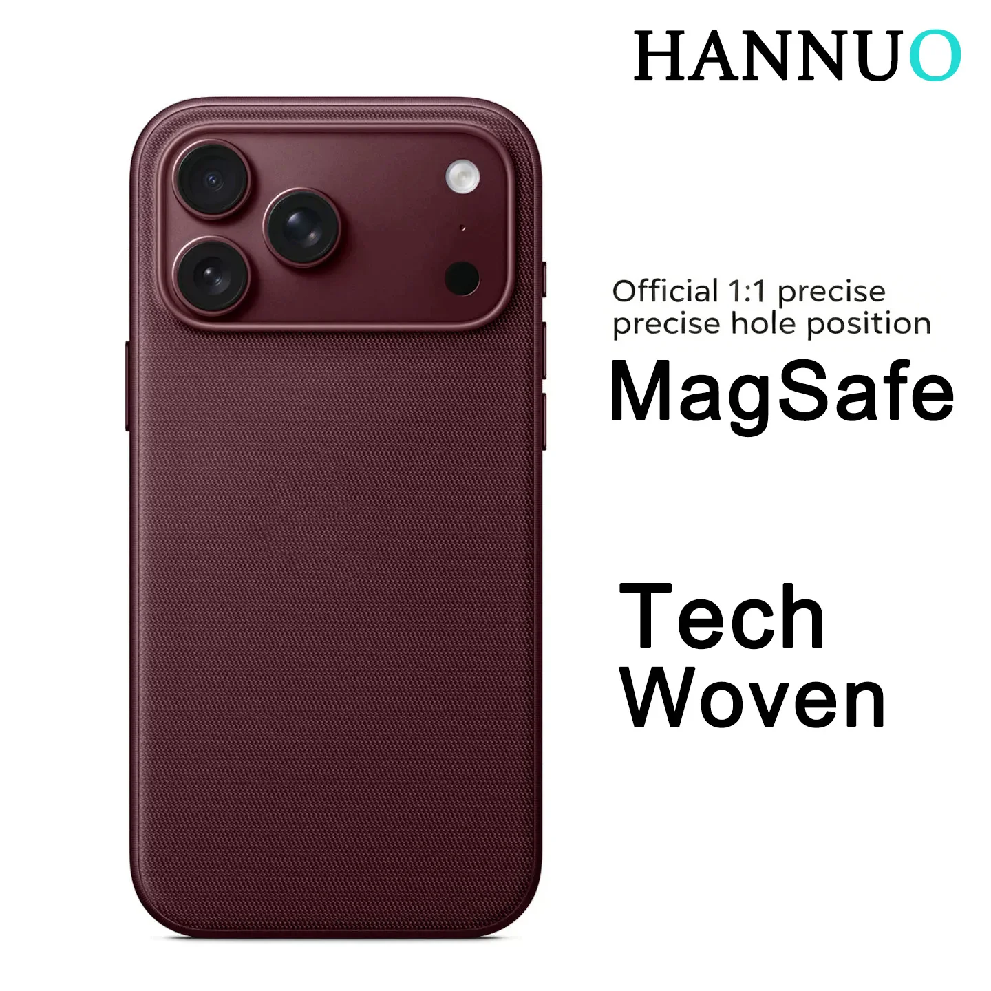 Luxury Official Technology Woven Magnetic Case For iPhone 18 17 Pro Max For Magsafe Technical Fabric Shockproof Original Cover