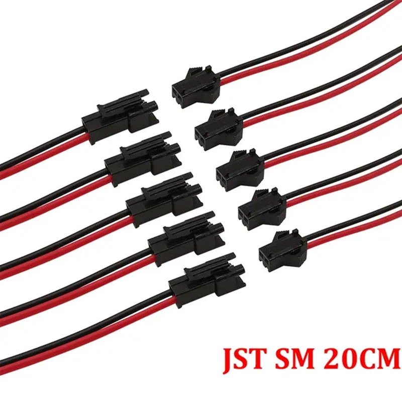 5Pair Mini 2Pin 1.25mm / PH 2.0mm / XH 2.54mm / SM JST Male Plug Female Jack Socket DIY Electrical Wire Terminal Cable Connector