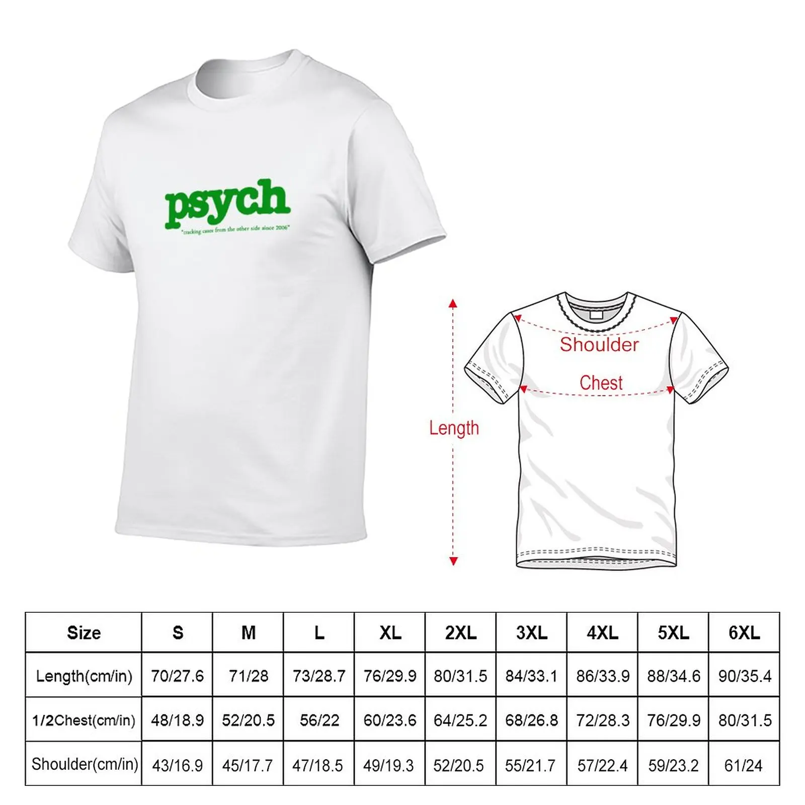 Nowa koszulka psychologiczna bluzy męska odzież t-shirt dla mężczyzn