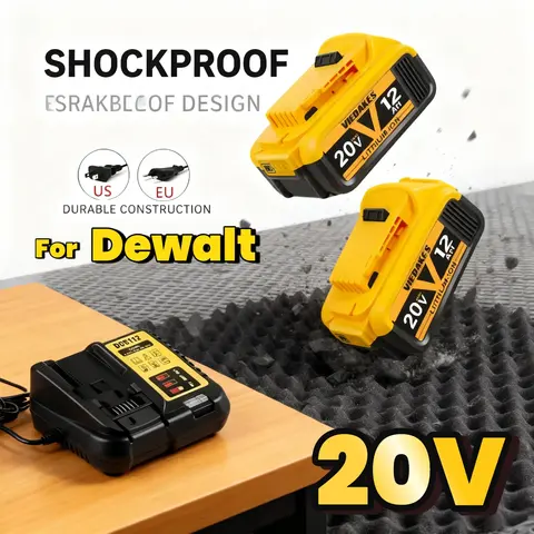 For DeWalt 20V 8.0Ah 12.0AH Li-ion Battery, for DeWalt DCB547-XJ DCB200 DCB201 for Flexvolt Tool Batteries Replacement Battery☀☀