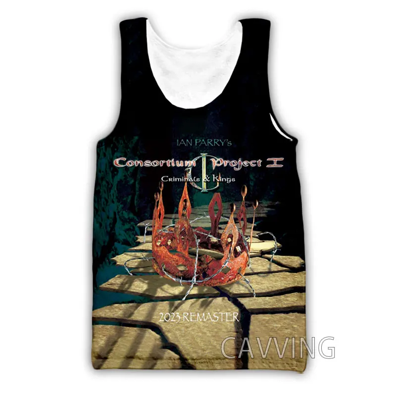 CAVVING 3D Printed  Consortium Project Rock Tank Tops Harajuku Vest  Summer Undershirt Shirts Streetwear for Men/women