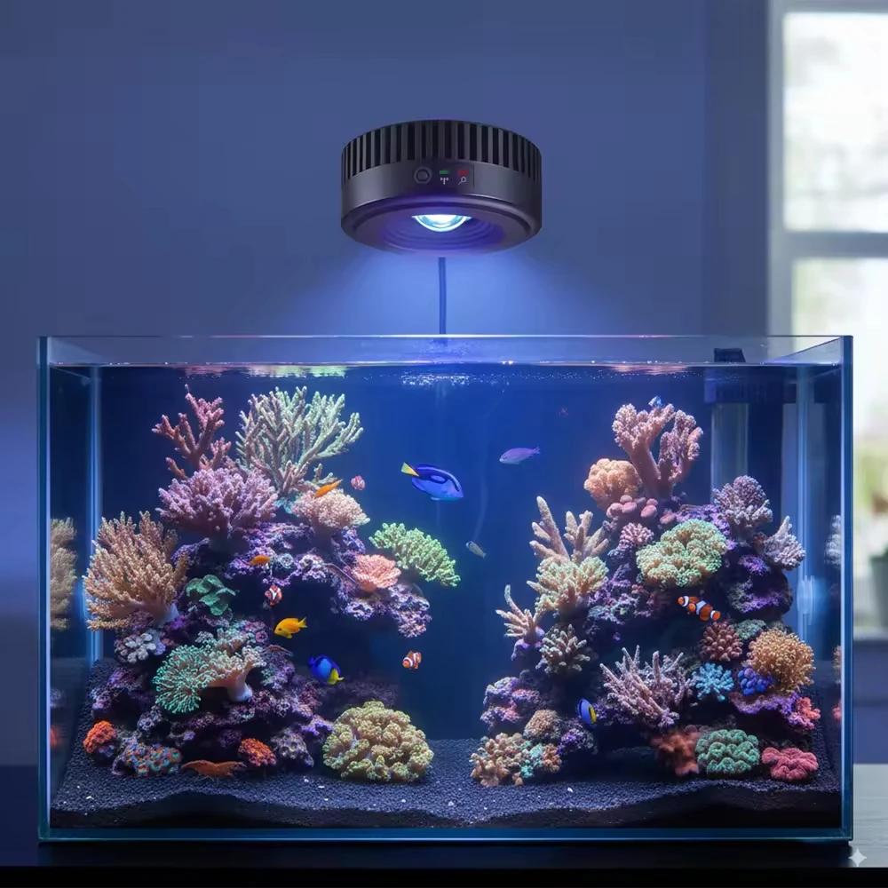 Jebao MRL سلسلة الذكية الطيف الكامل المرجان الشعاب المرجانية ضوء WiFi/BT ثنائي القناة حوض السمك مصباح ليد لخزان الأسماك الشعاب المرجانية البحرية AA #2