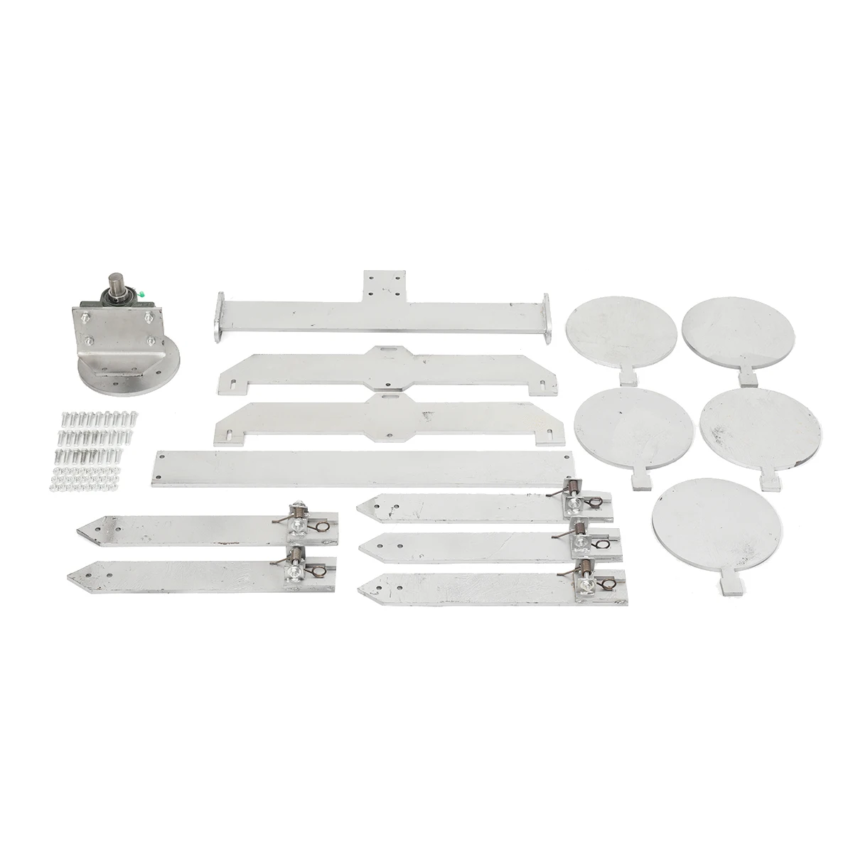 Portable Metal Target Stand Steel Shooting Target 8" Paddles Steel Anti-Rust Oil