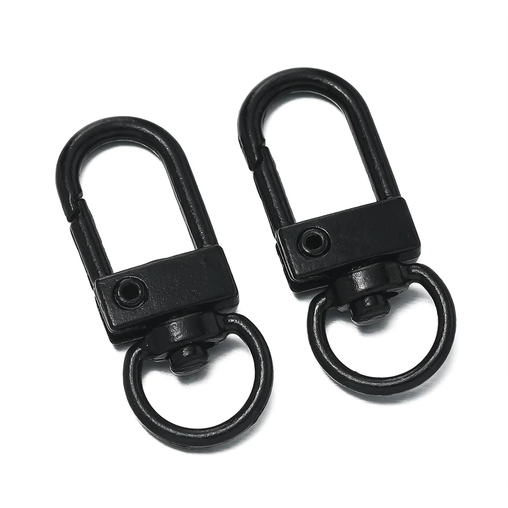 10 pçs/lote colorido snap lagosta fecho ganchos para diy bugigangas coloridas fazendo rotativo pet chaveiro saco chaveiro acessórios
