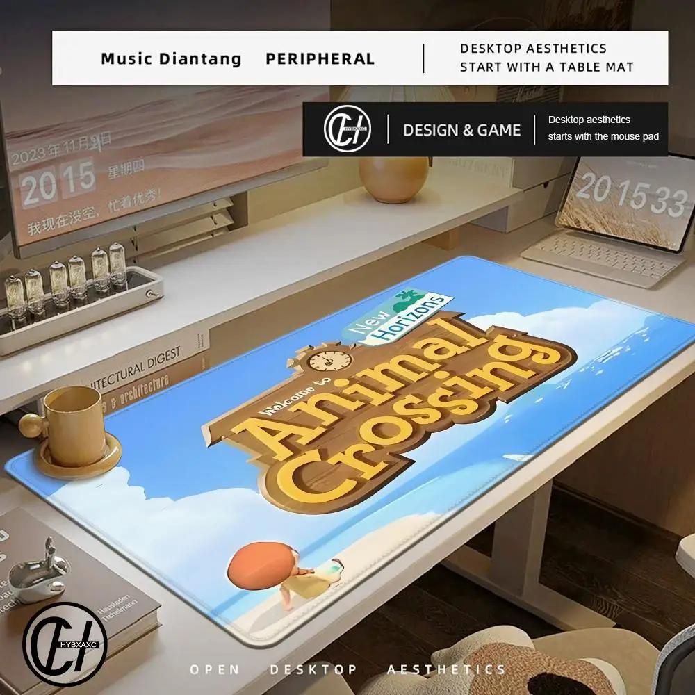 

Коврик для мыши Animal-C-Crossing, настольный коврик, компьютерный коврик, настольный коврик, нескользящая HD-печать