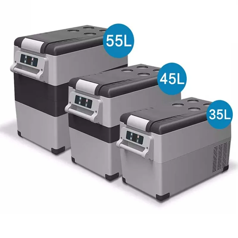 Chiny Hurtownia 55L DC 12V AC 220V Przenośna Elektryczna Lodówka Domowa Przenośna Samochodowa Zamrażarka