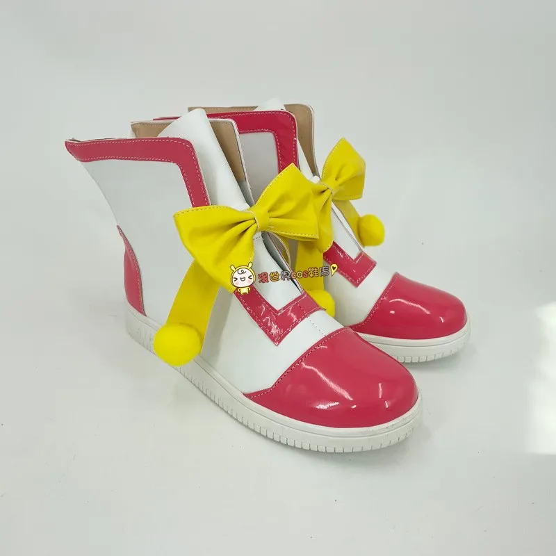 Cardcaptor Sakura Kinomoto Sakura Cosplay Shoes Boots Anime Women Girls TV Version Sakura Party Carnival Halloween Boots