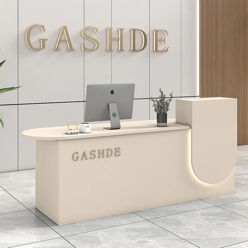 

Salon Contemporary Reception Desks Business Simple Boutique Luxury Cashier Reception Desks Designer Tavolo Reception Furniture