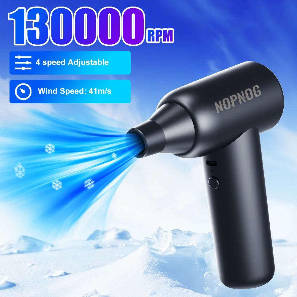 

​Turbo Blower Fan 4 Gears ​Car Accessories Portable Cleaning Tools Electric Air Duster Blowing Car Snow Removal Cordless