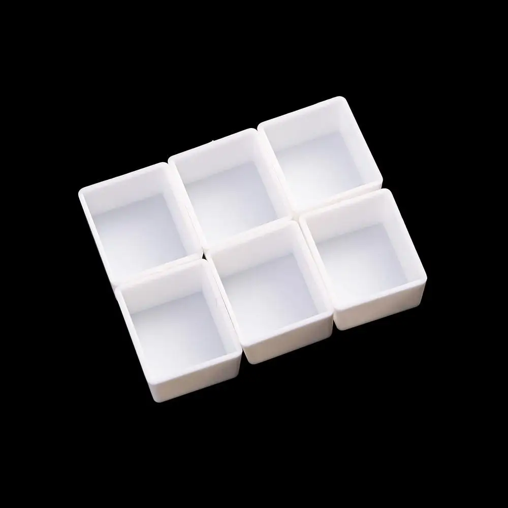 

6/12/24/48pcs 3.2ml Plastic Empty Full Pan Half Pans Paint Palette Art Supplies Watercolor Paint Grid Painting Supplies