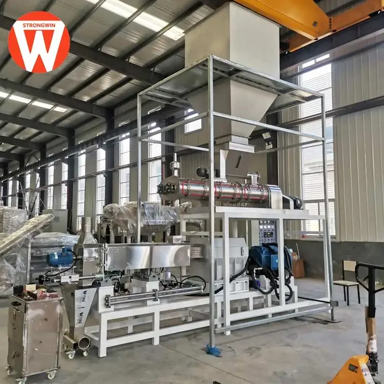 Automatic sinking fish and floating fish feed pellet manufacturing machine for making fish feed